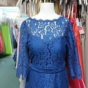 ROYAL BLUE color Lace Pretty Maids